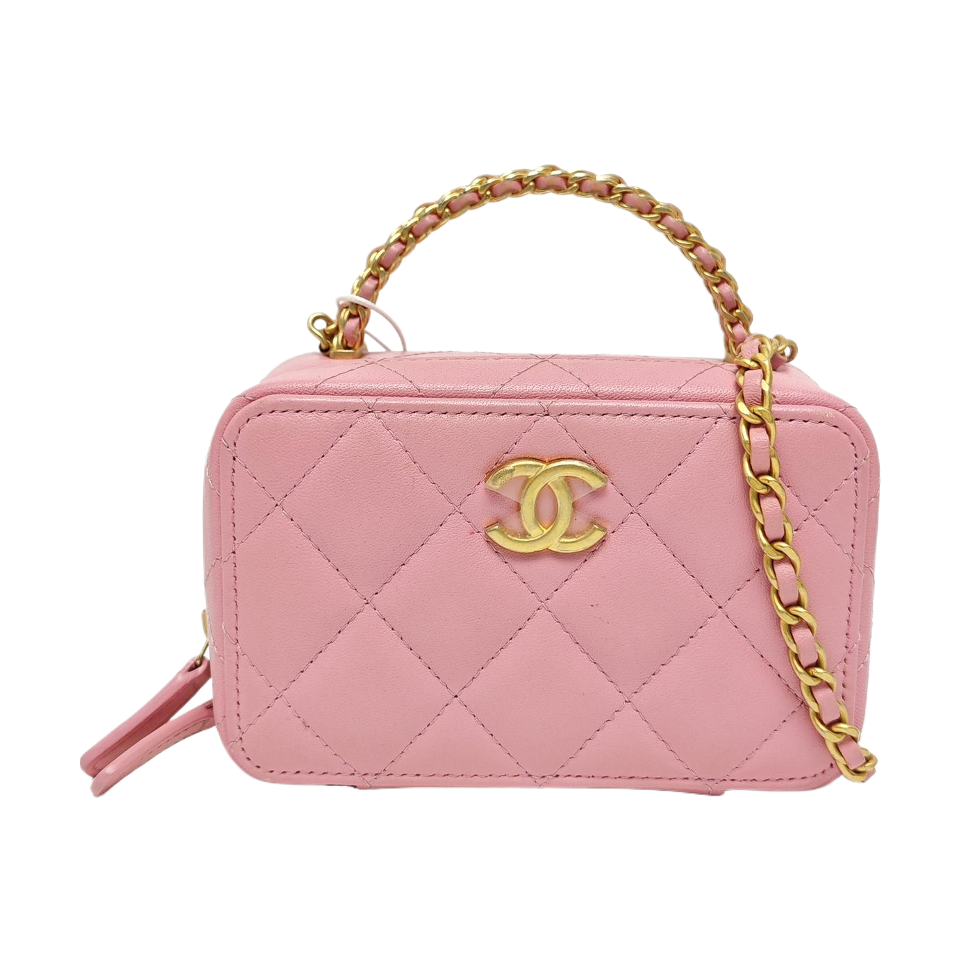 Quilted Lambskin Shoulder Bag Red