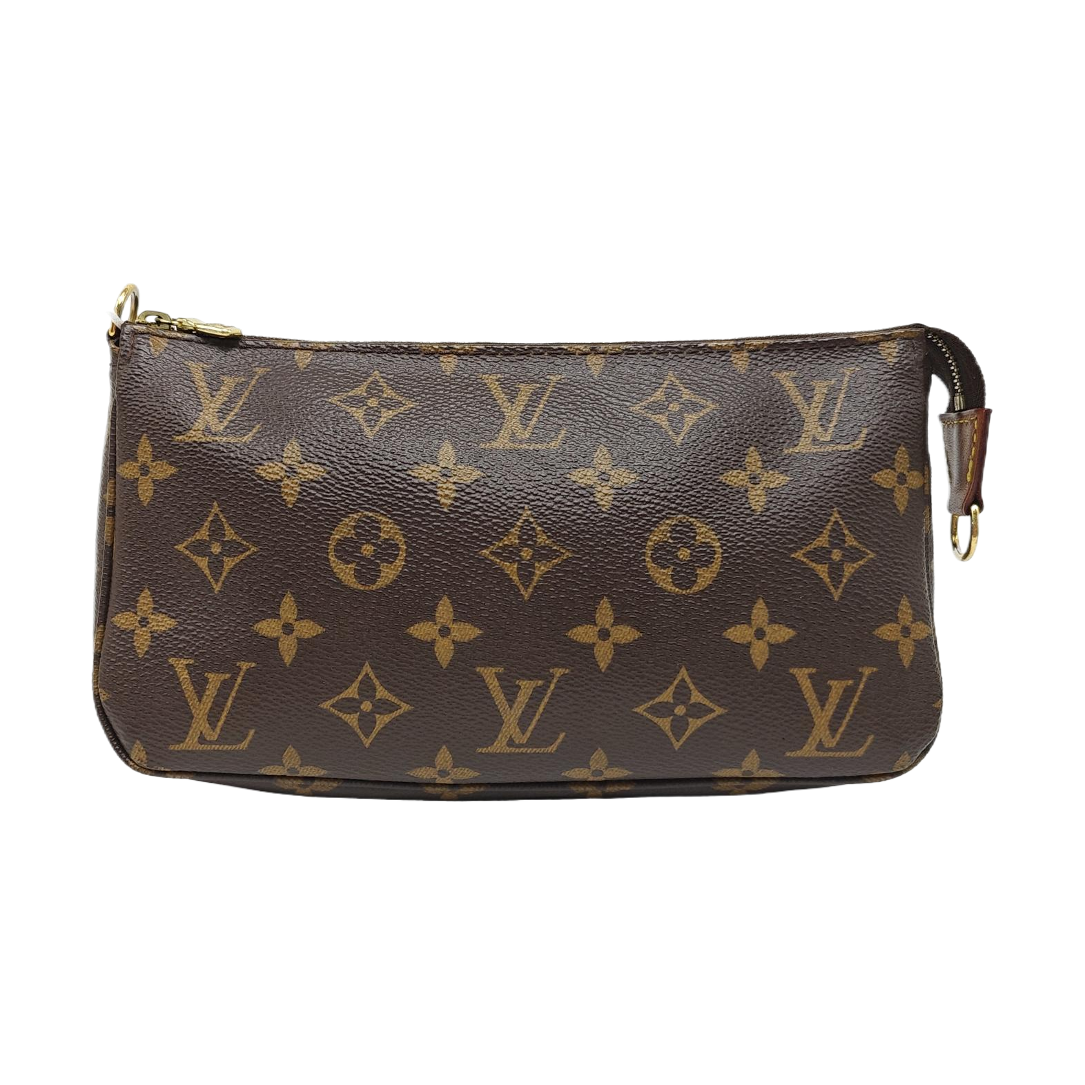 ACCESSOIRES GM Monogram Coated Canvas Brown