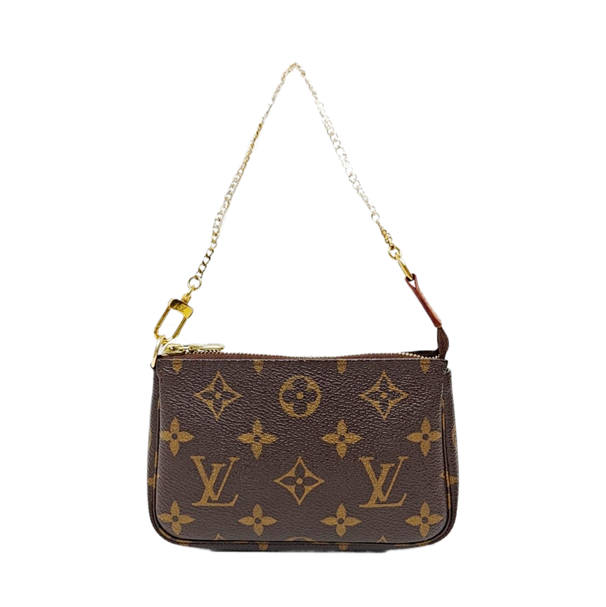 ACCESSOIRES Mini Monogram Coated Canvas Brown