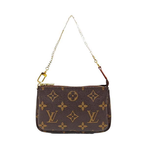 ACCESSOIRES Mini Monogram Coated Canvas Brown