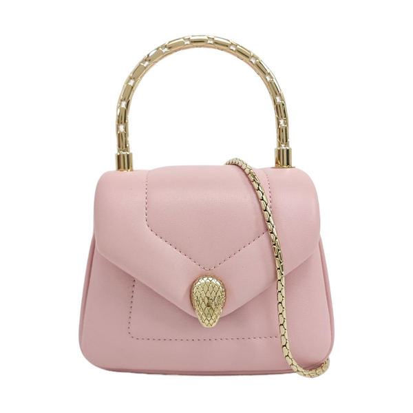 SERPENTI FOREVER Super Mini Calfskin Pink