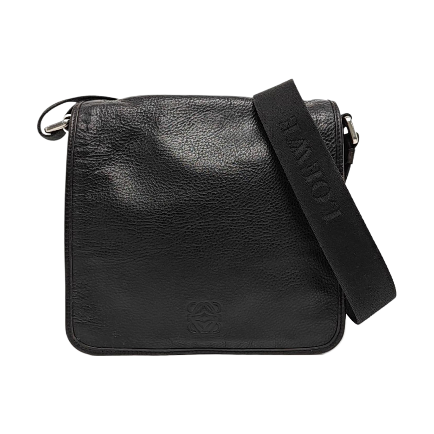Calfskin Shoulder Bag Black