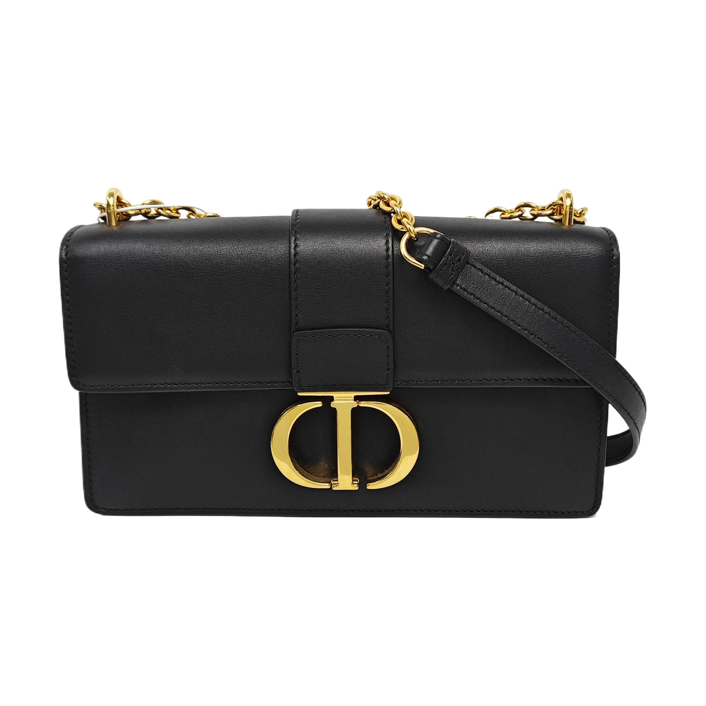 30 Montaigne East-West Calfskin Black