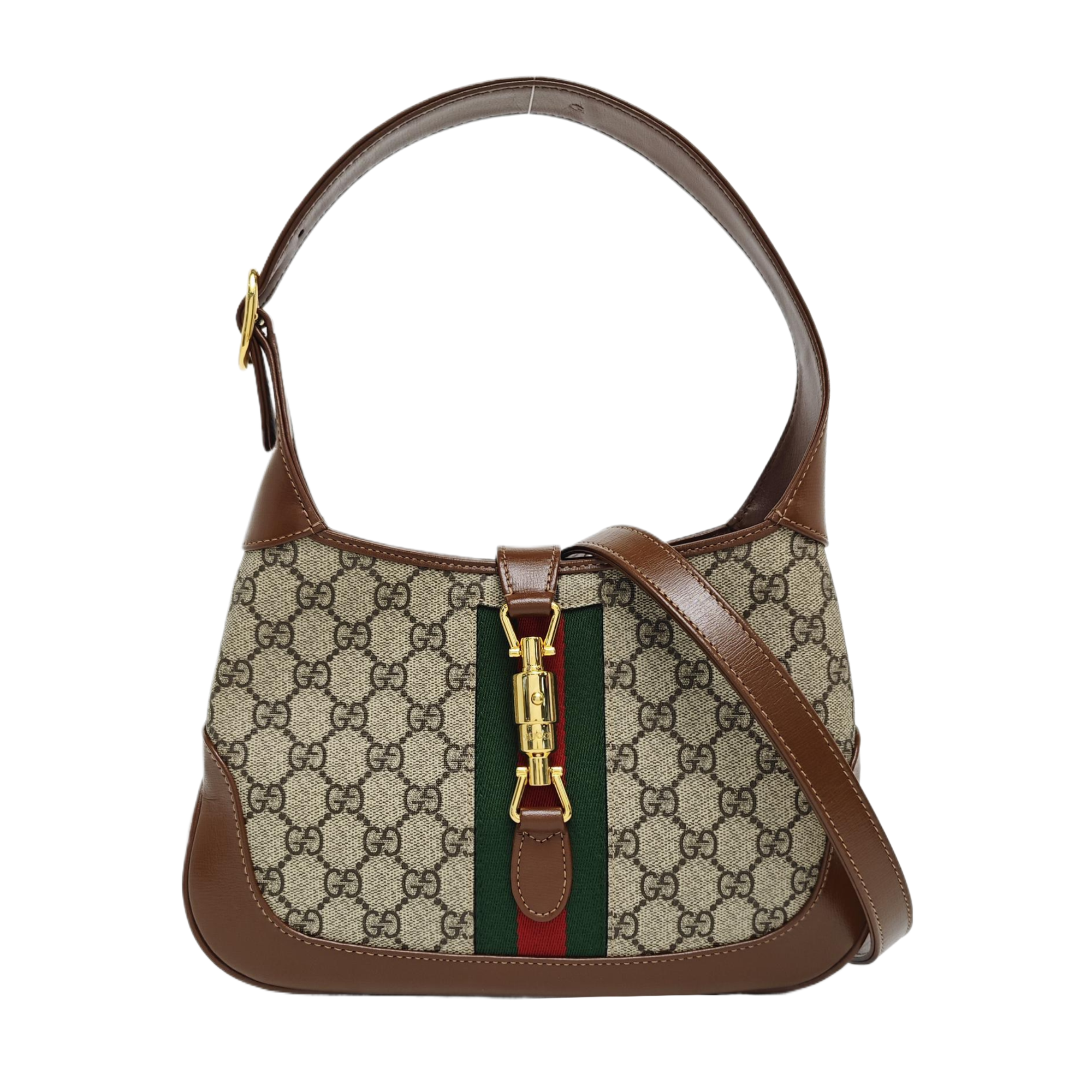 Jackie 1961 Small Monogram Coated Canvas Beige