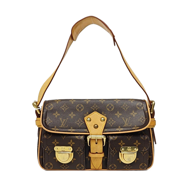 HUDSON PM Monogram Coated Canvas Brown