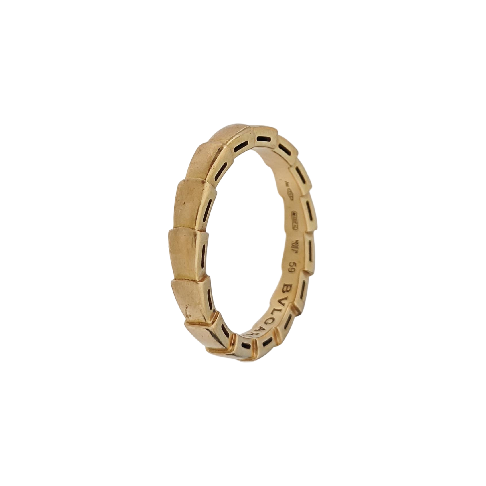 SERPENTI 18k Rose Gold Ring EU 59