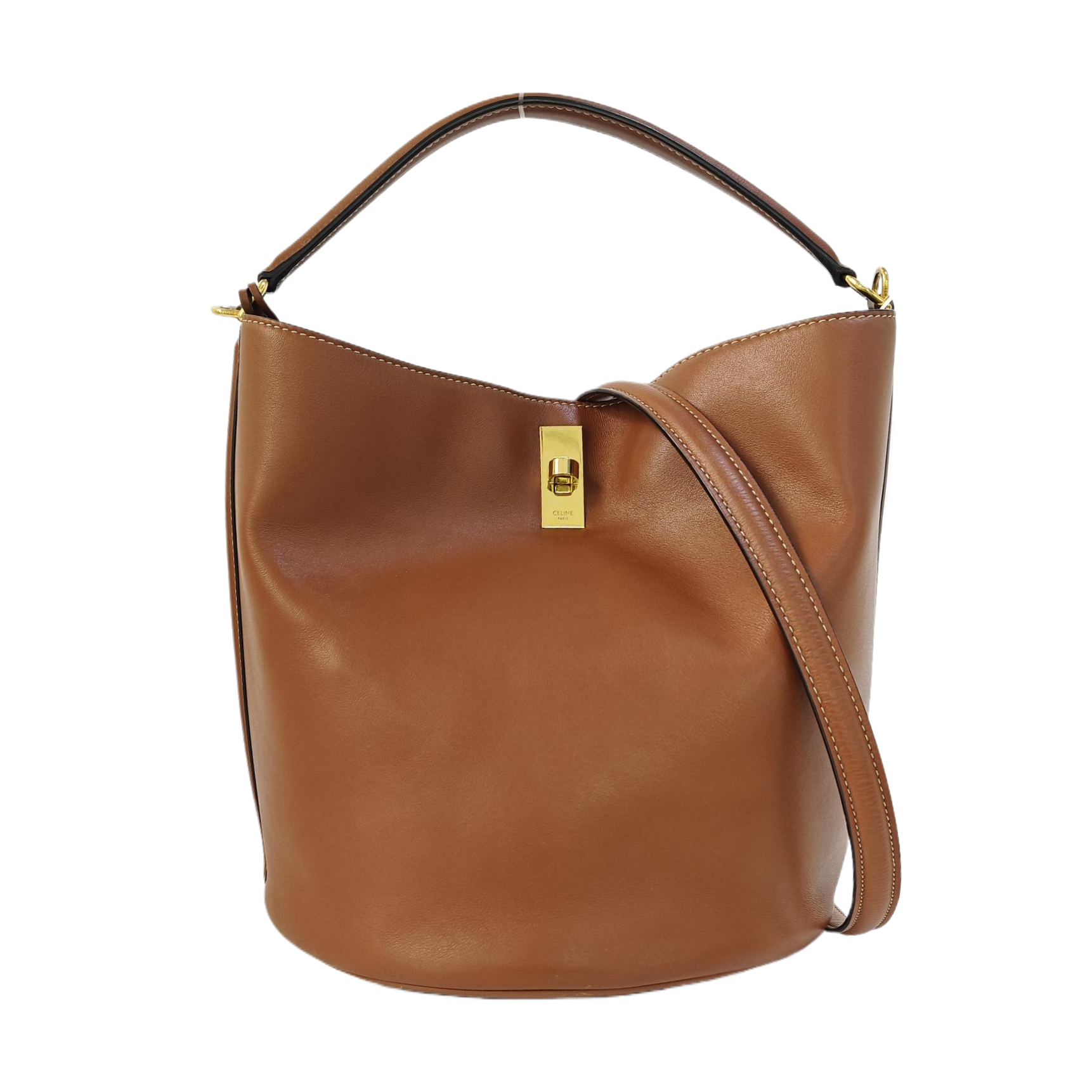BUCKET 16 Calfskin Brown