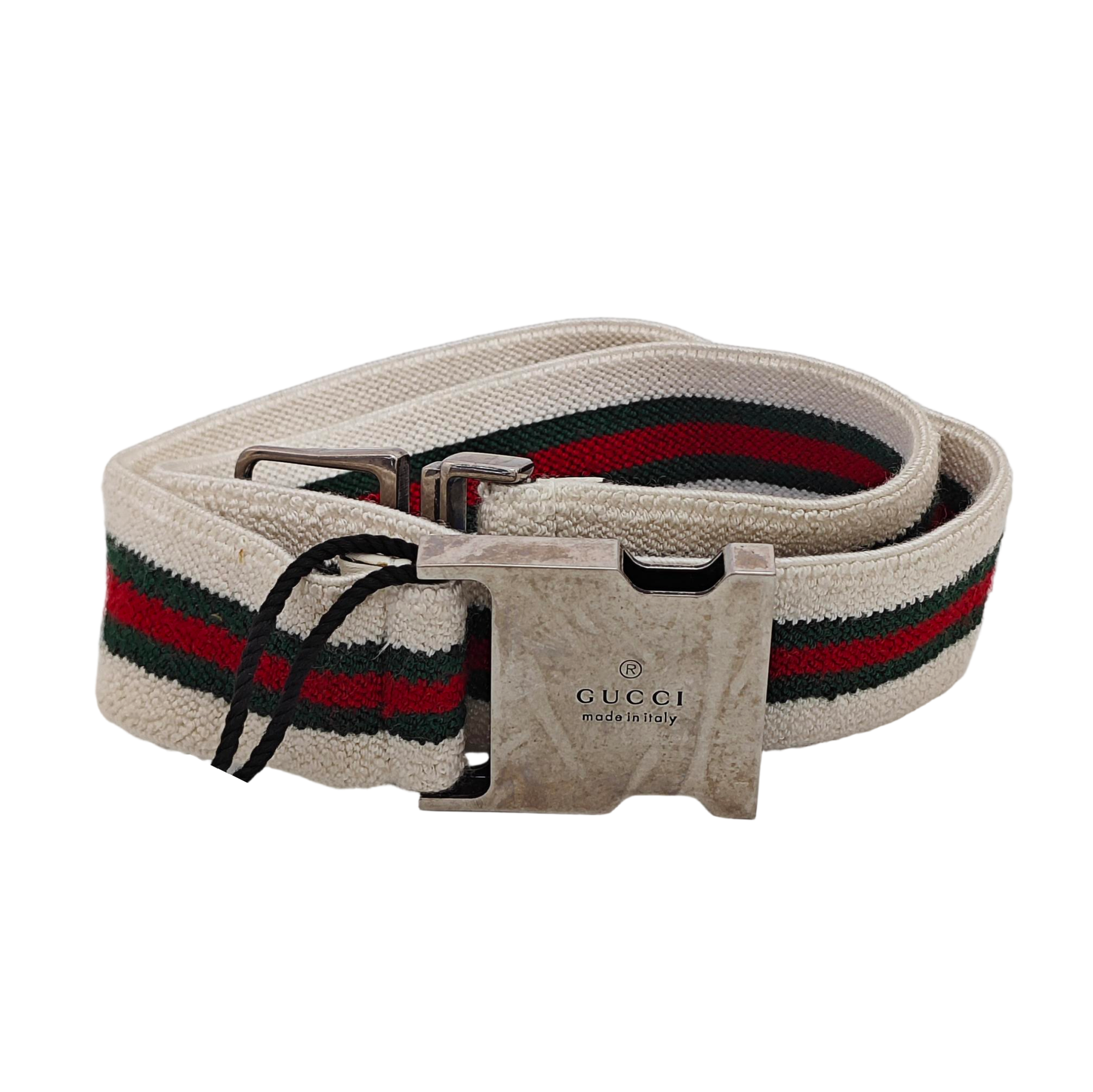 Fabric Belt White