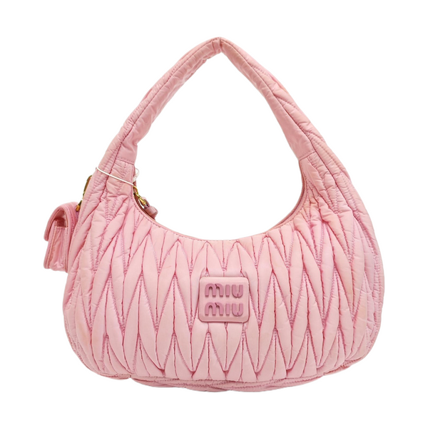 Wander Matelassé Mini Quilted Fabric Pink