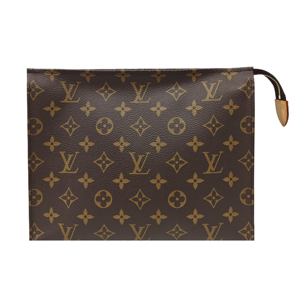 TOILET POCKET 26 Monogram Coated Canvas Brown