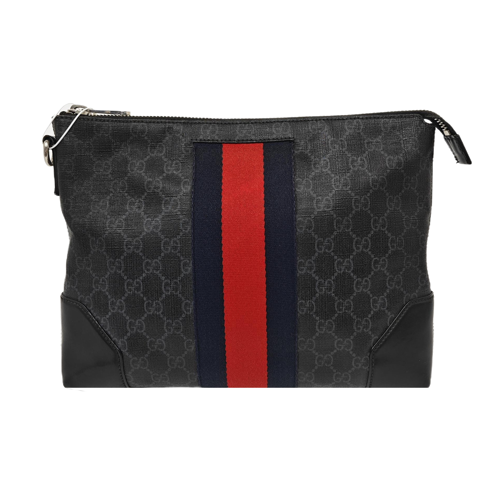 Ophidia Medium Monogram Coated Canvas Gray