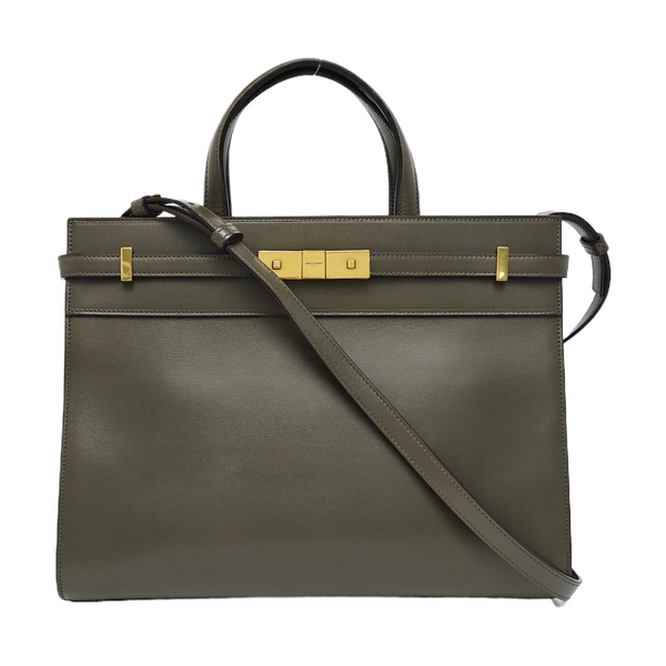 MANHATTAN Small Calfskin Green