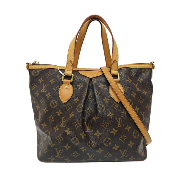 PALERMO PM Monogram Coated Canvas Brown