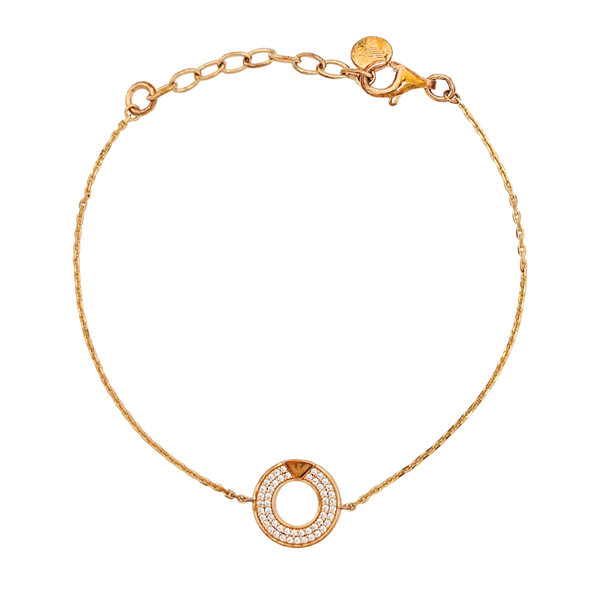 925 Sterling Silver Rose Gold Bracelet