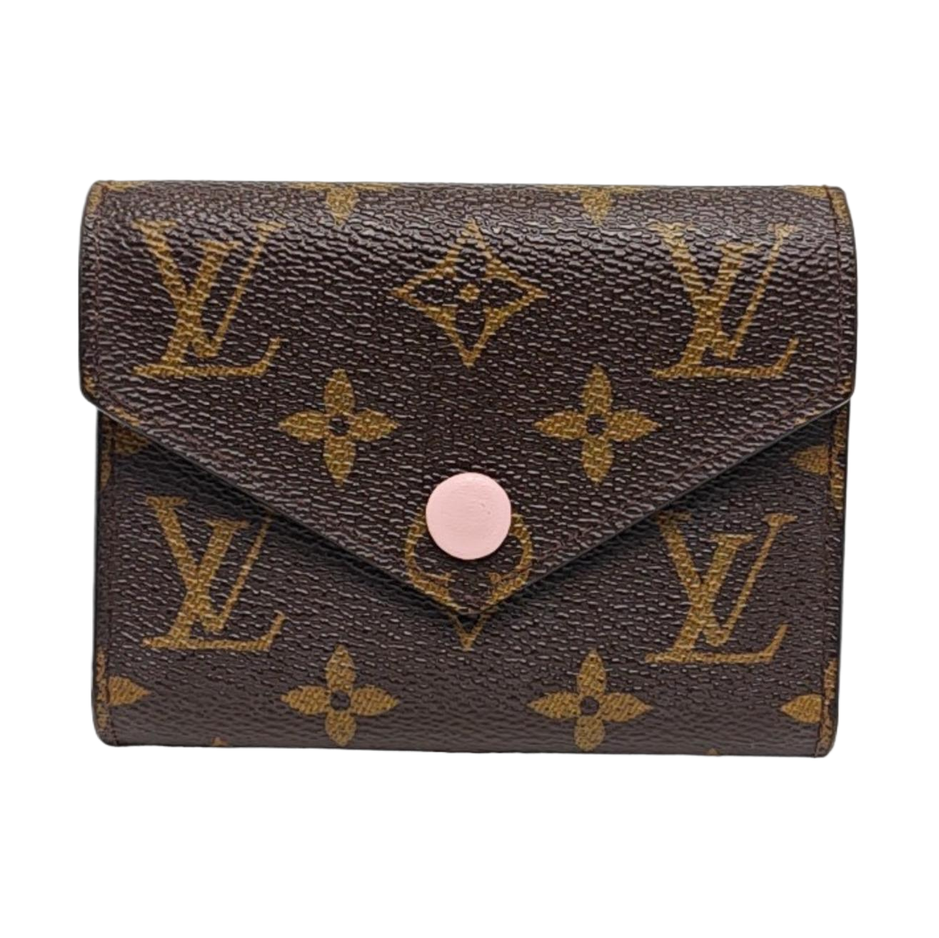 VICTORINE Monogram Coated Canvas Brown Wallet