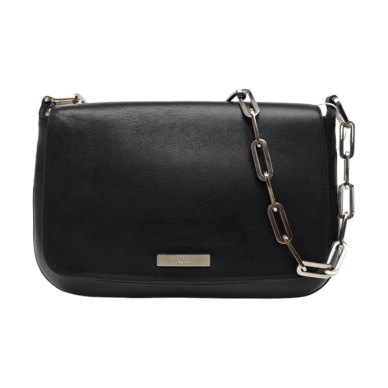 Calfskin Shoulder Bag Black