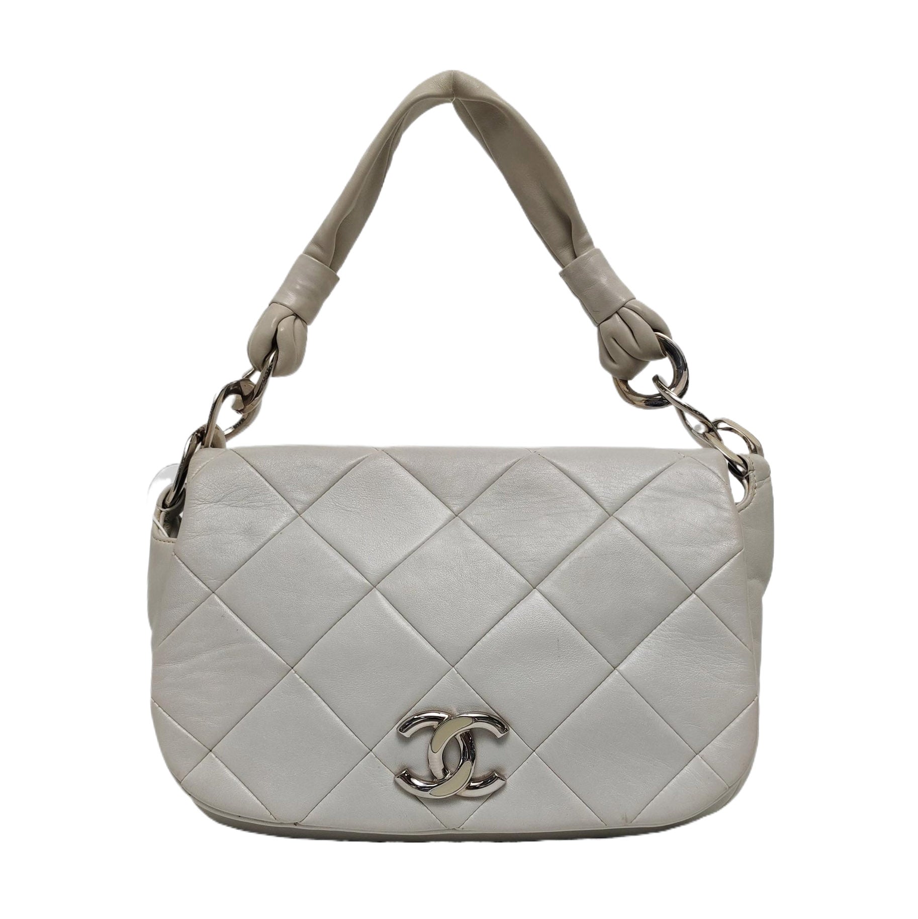 ON THE ROAD Quilted Calfskin White