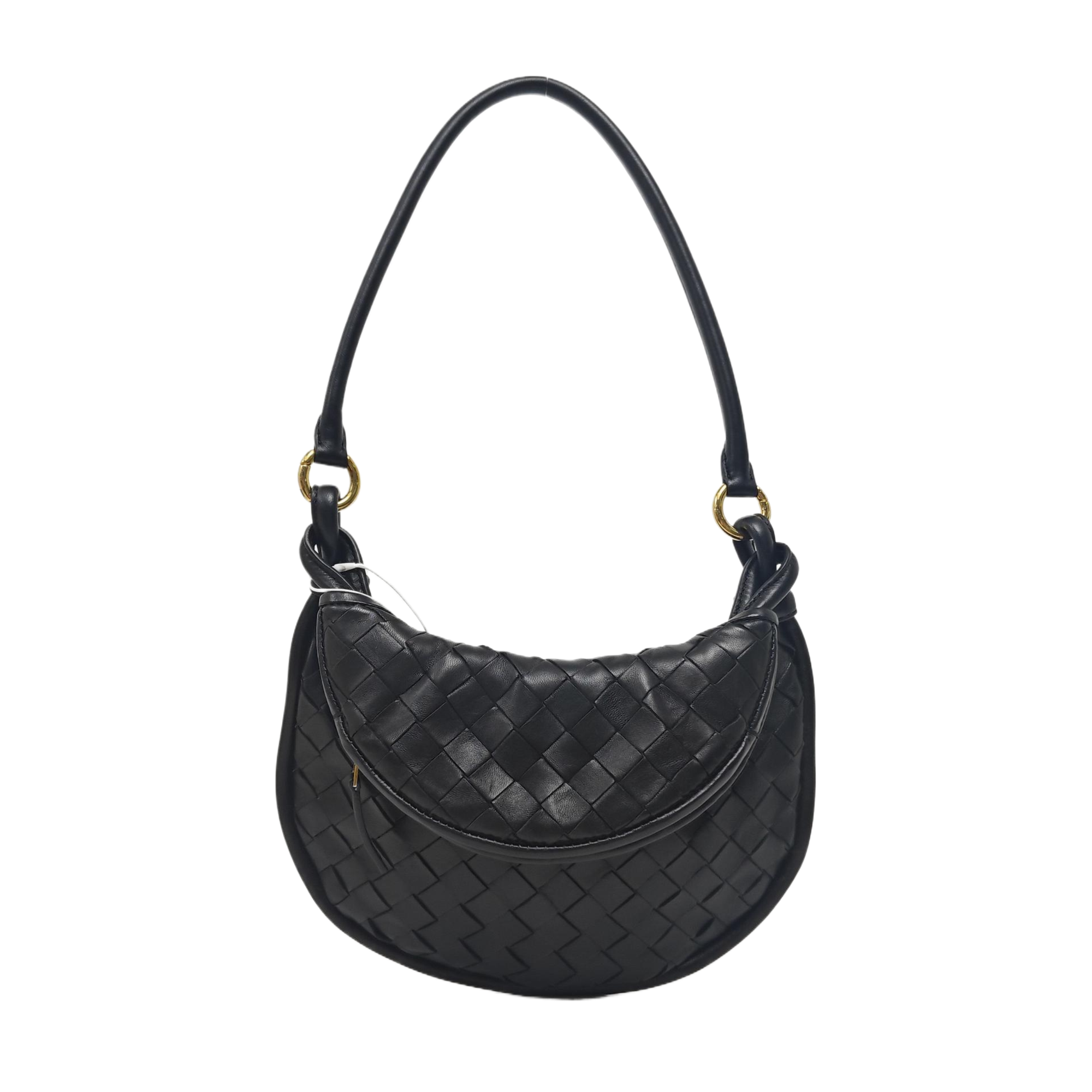 Intrecciato Small Lambskin Black