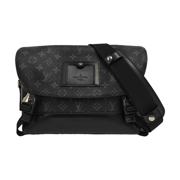VOYAGER PM Lona Monogram Revestida Negra