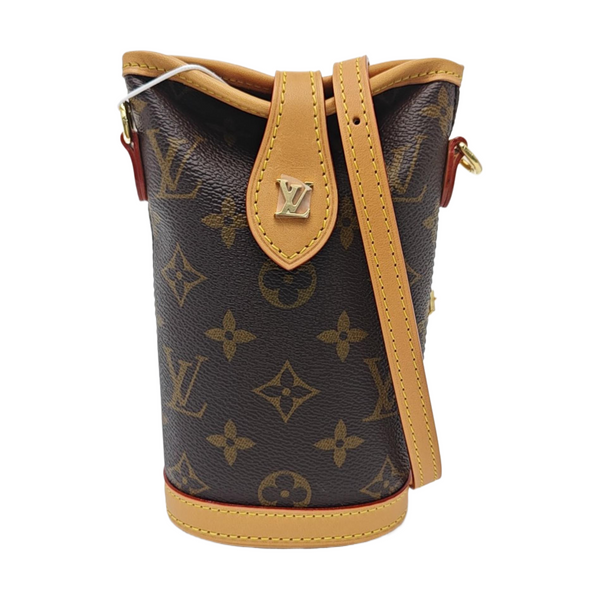 FOLD ME Monogram Coated Canvas Brown