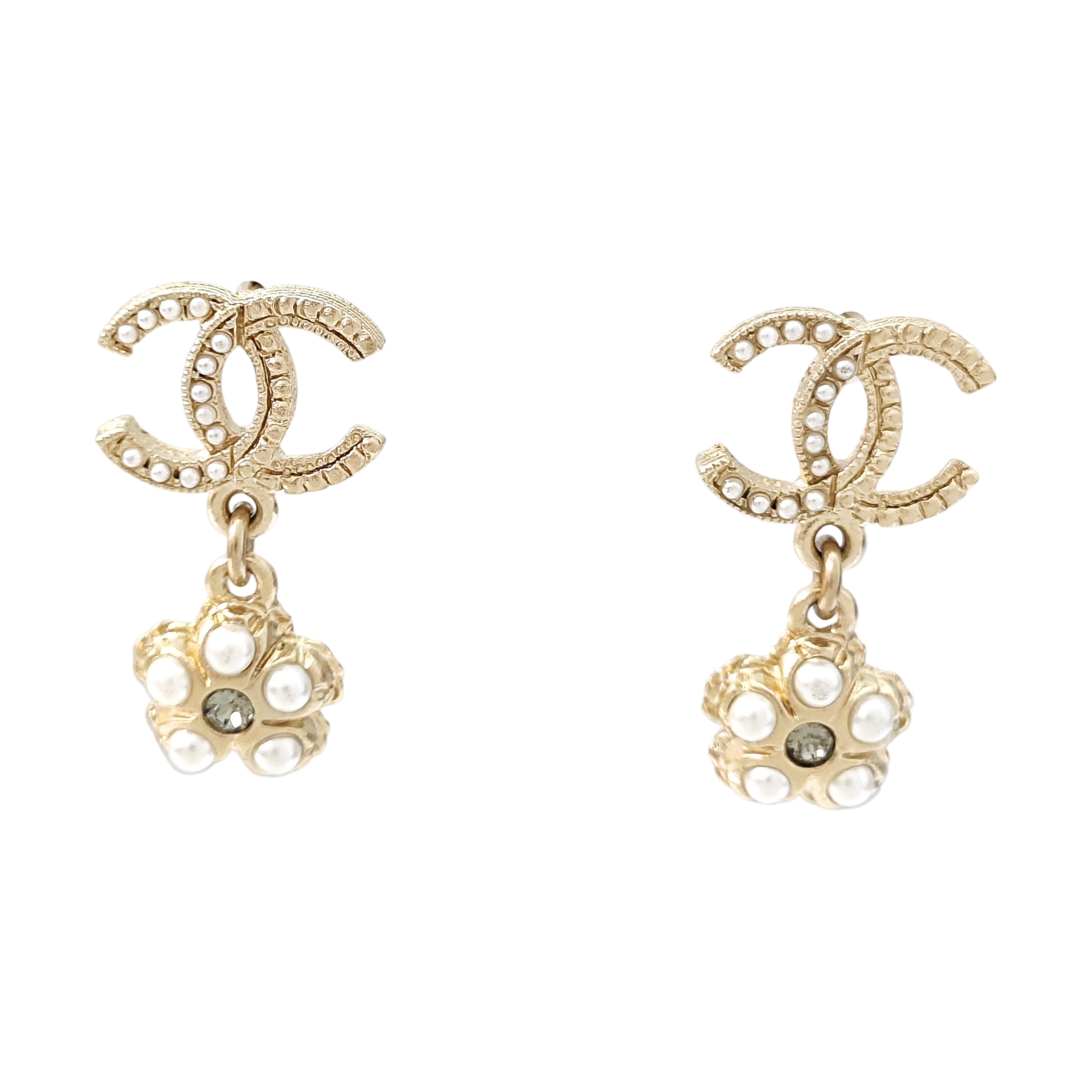 Metal Gold Stud Earrings