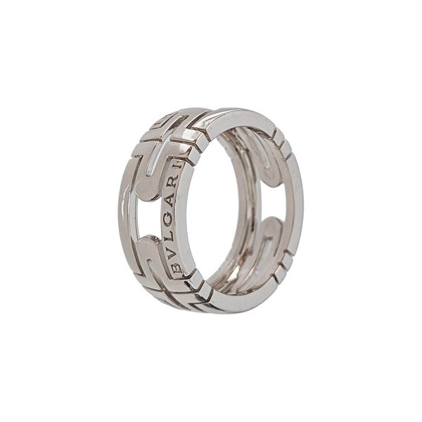 PARENTESI 18k White Gold Silver Ring EU 52