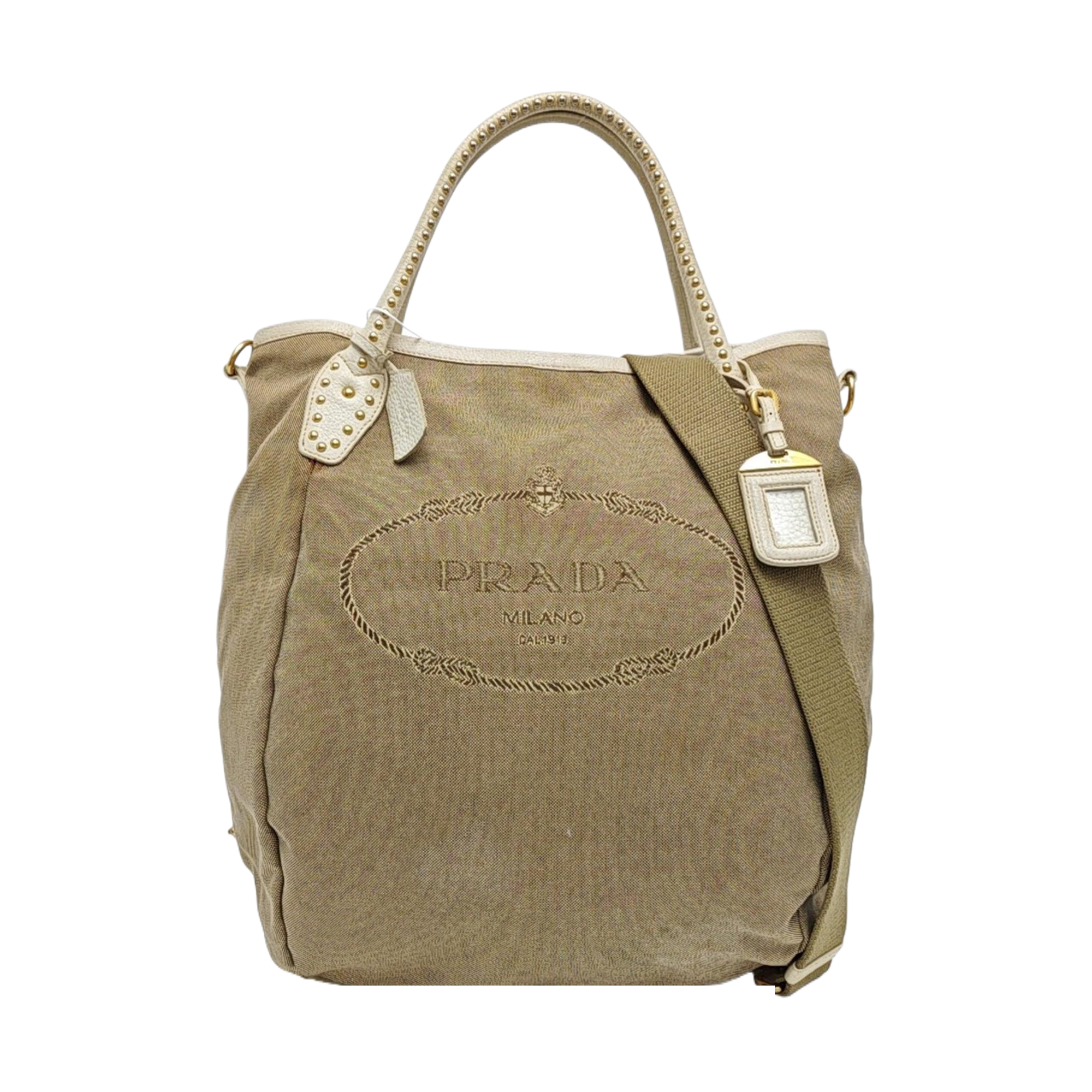Canvas Shoulder Bag Brown
