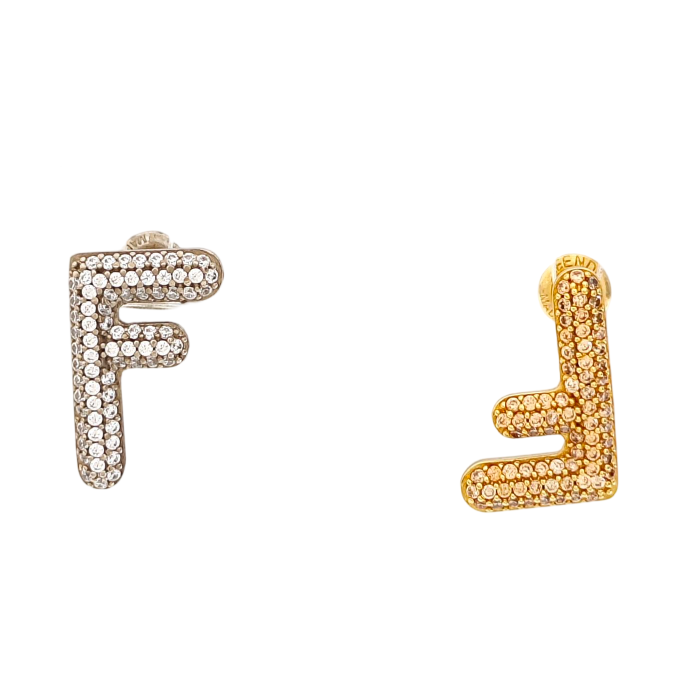 Metal Multicolor Stud Earrings