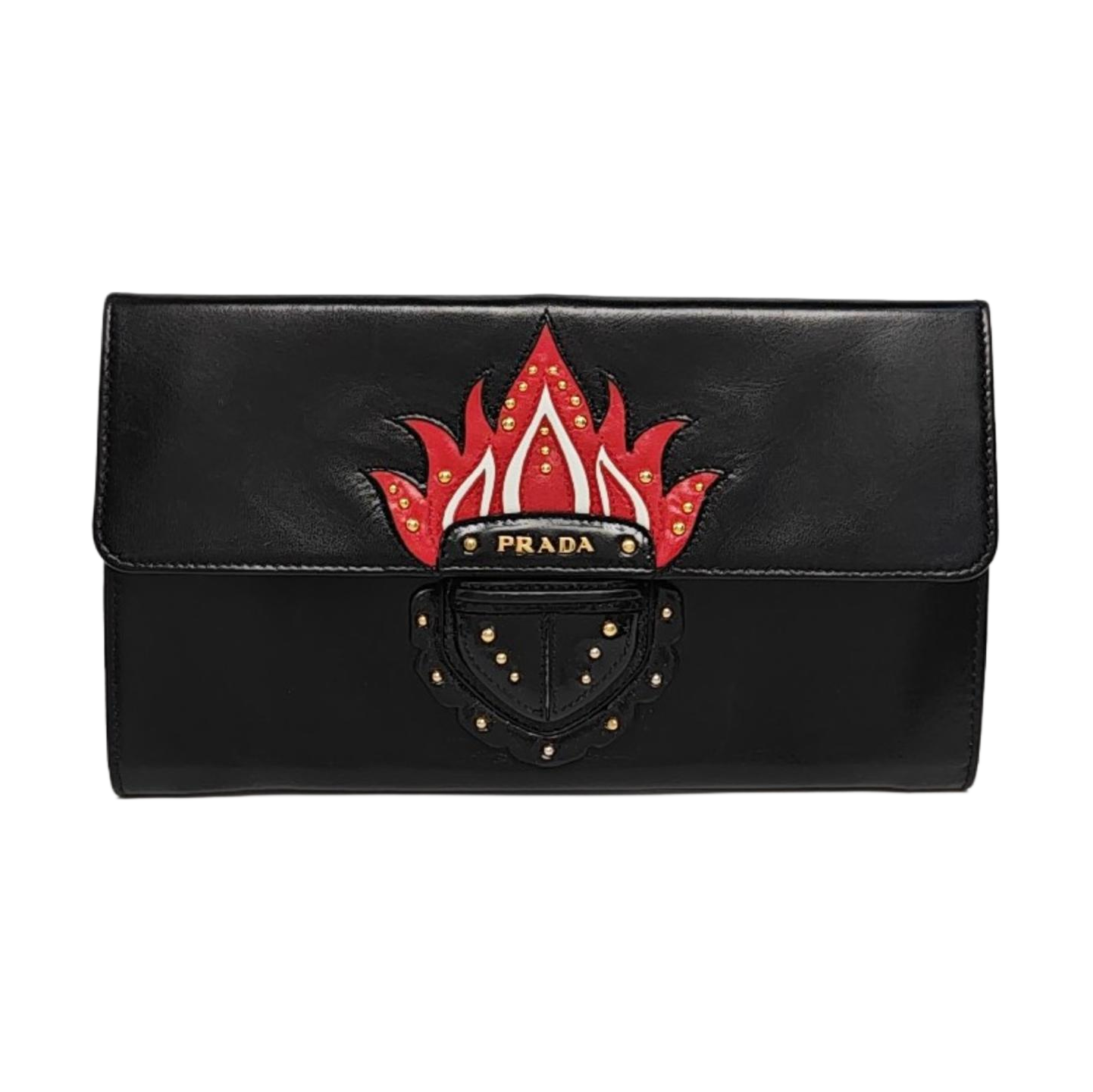 Leather Clutch Black