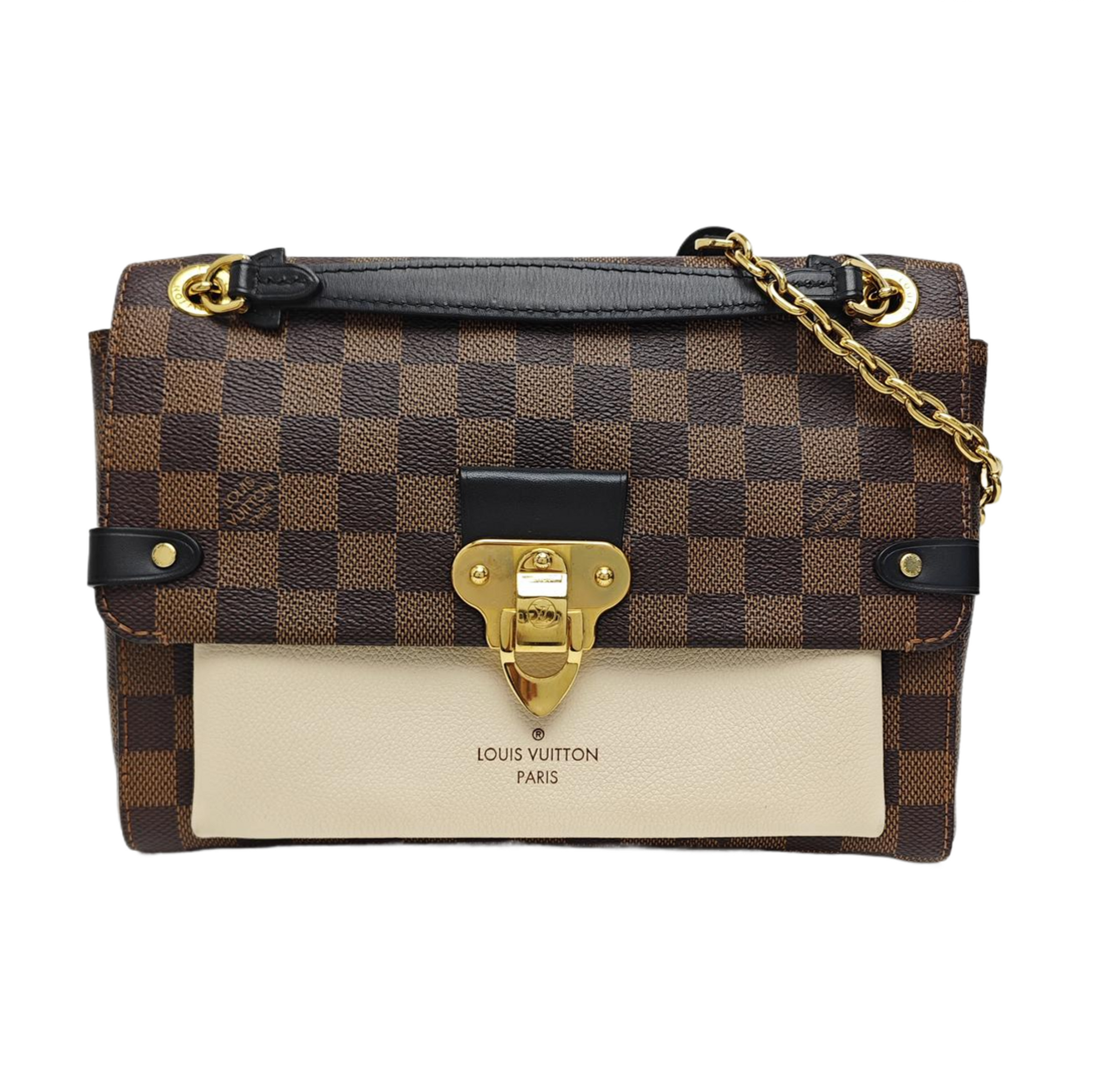 VAVIN PM Damier Ebene Coated Canvas Brown