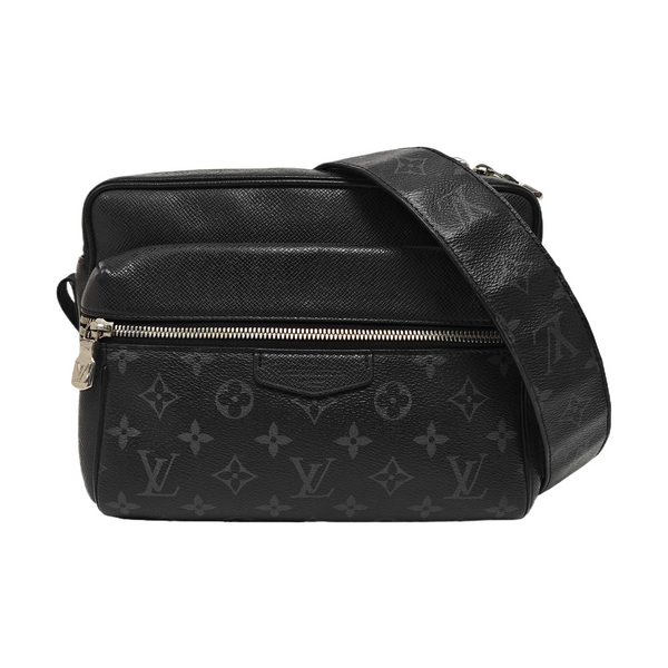 OUTDOOR PM Monogram Coated Canvas Black