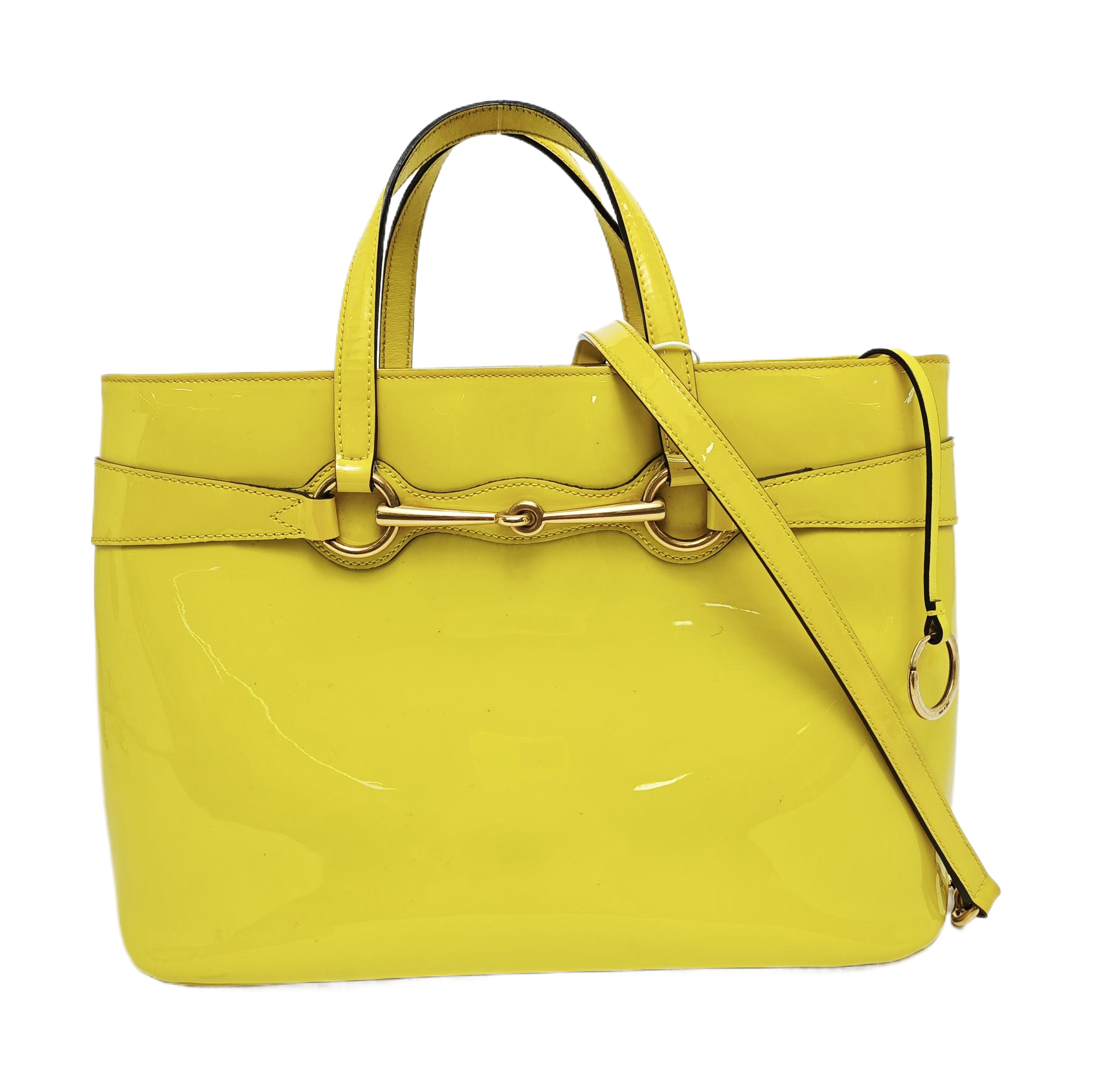 Bright Bit Patent Leather Yellow