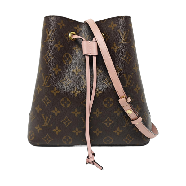 NÉONOÉ MM Monogram Coated Canvas Brown