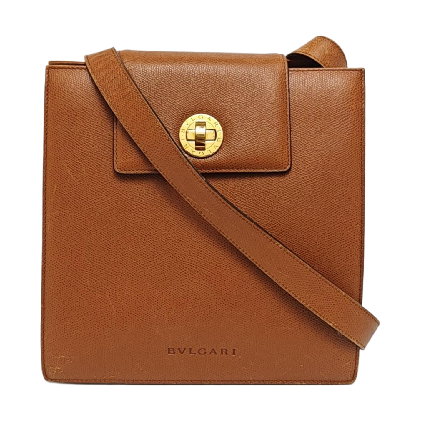 BVLGARI BVLGARI Calfskin Brown