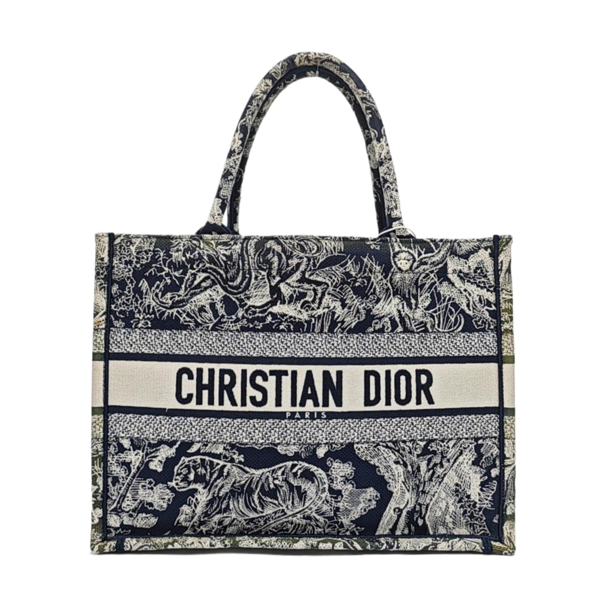 Book Tote Medium Canvas Blue