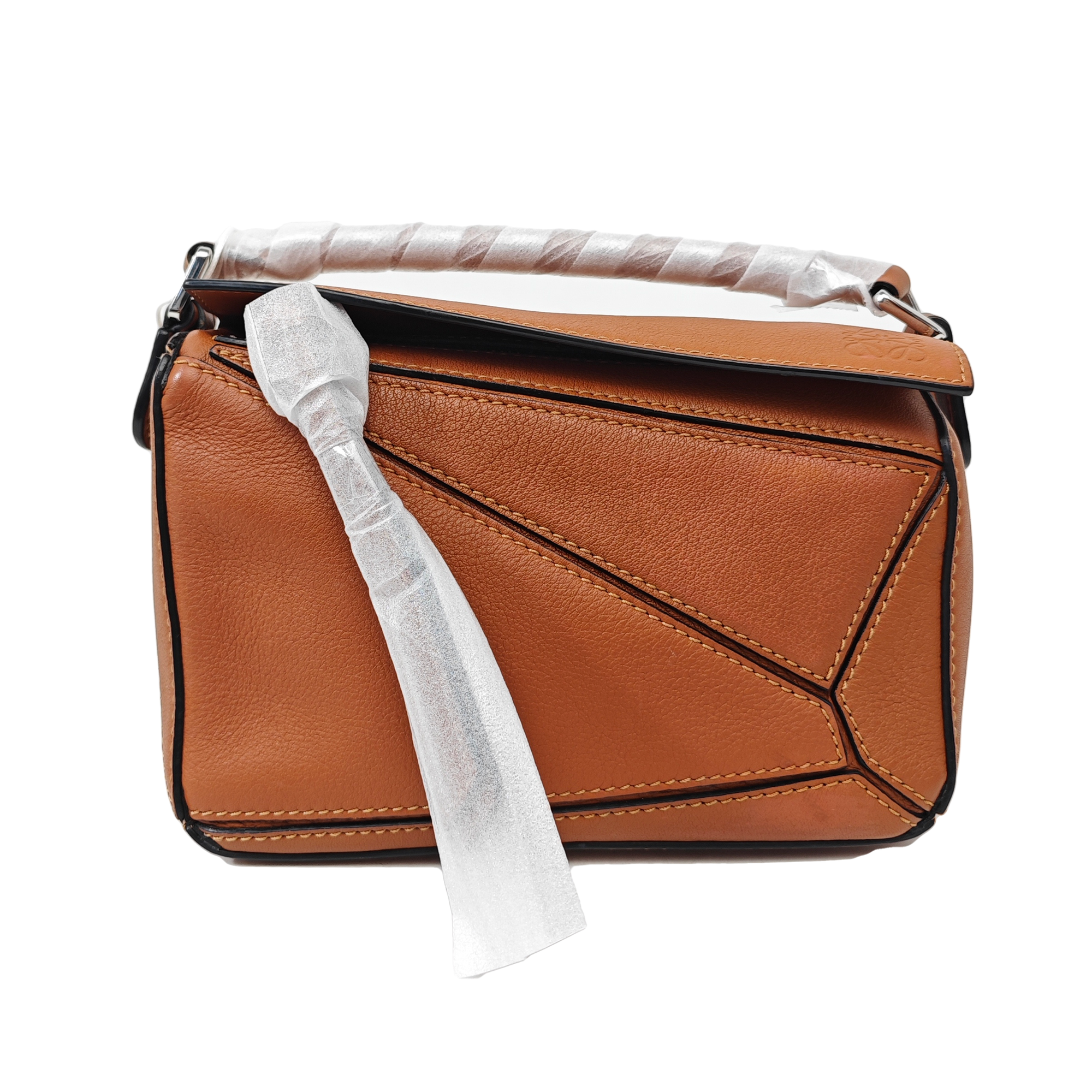 Puzzle Mini Calfskin Brown