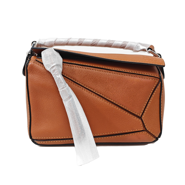 Puzzle Mini Calfskin Brown
