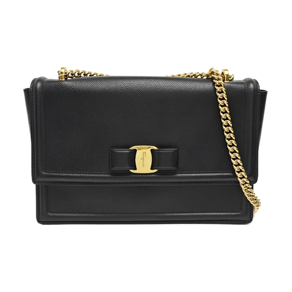 Ginny Medium Calfskin Black