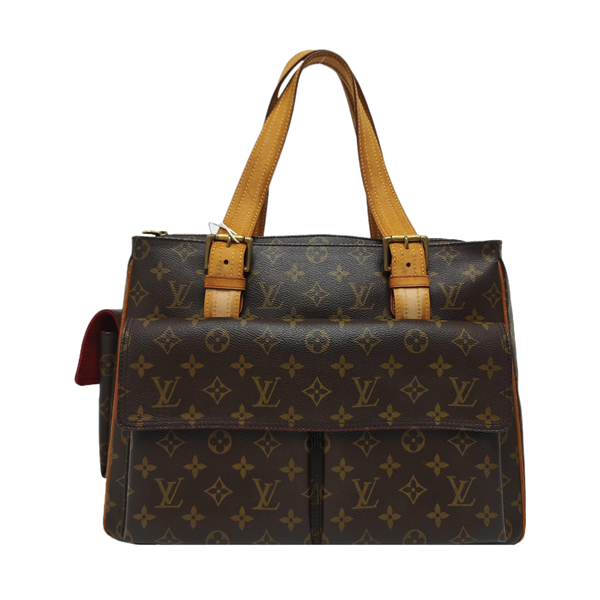 MULTIPLE Monogram Coated Canvas Brown