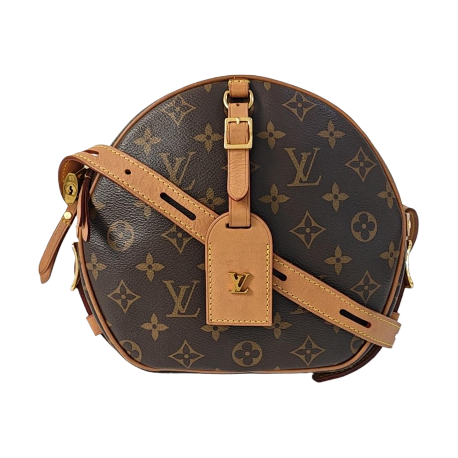 BOITE CHAPEAU MM Monogram Coated Canvas Brown