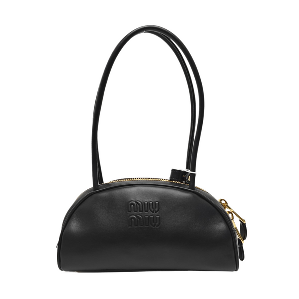 Calfskin Top Handle Bag Black