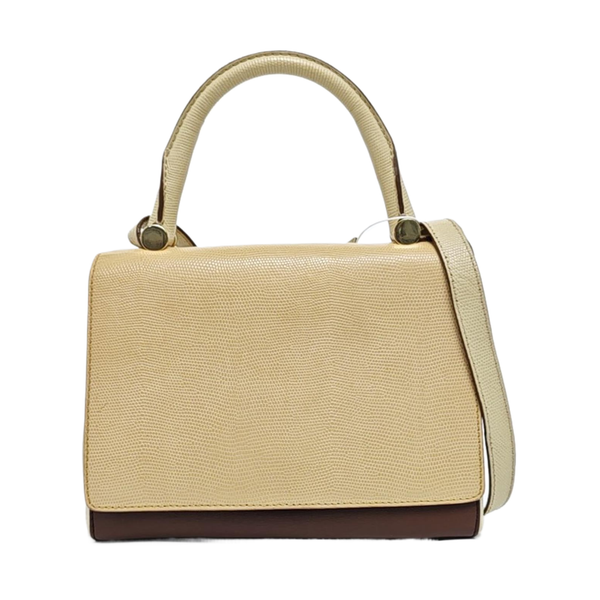 Calfskin Shoulder Bag Beige