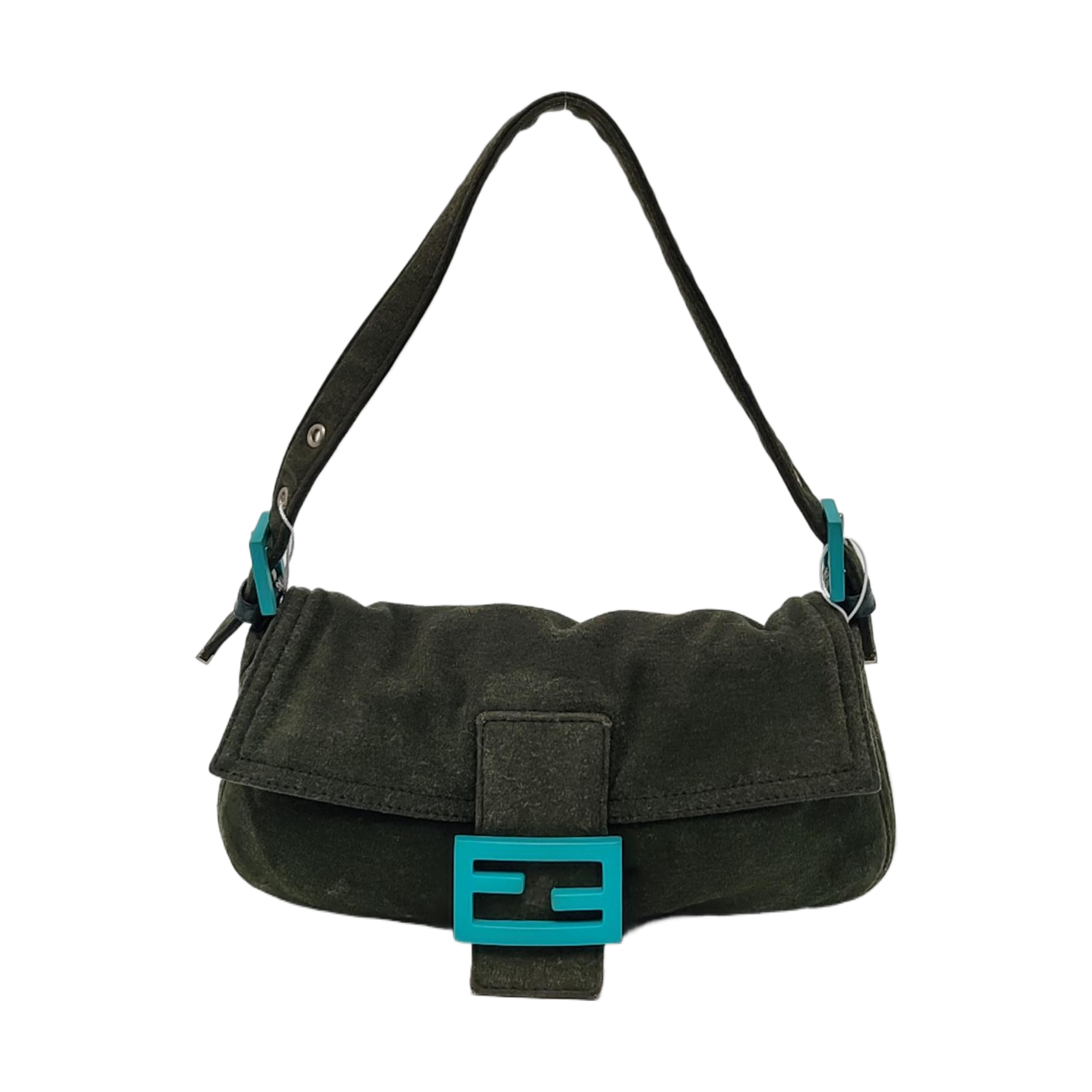 Fabric Top Handle Bag Black