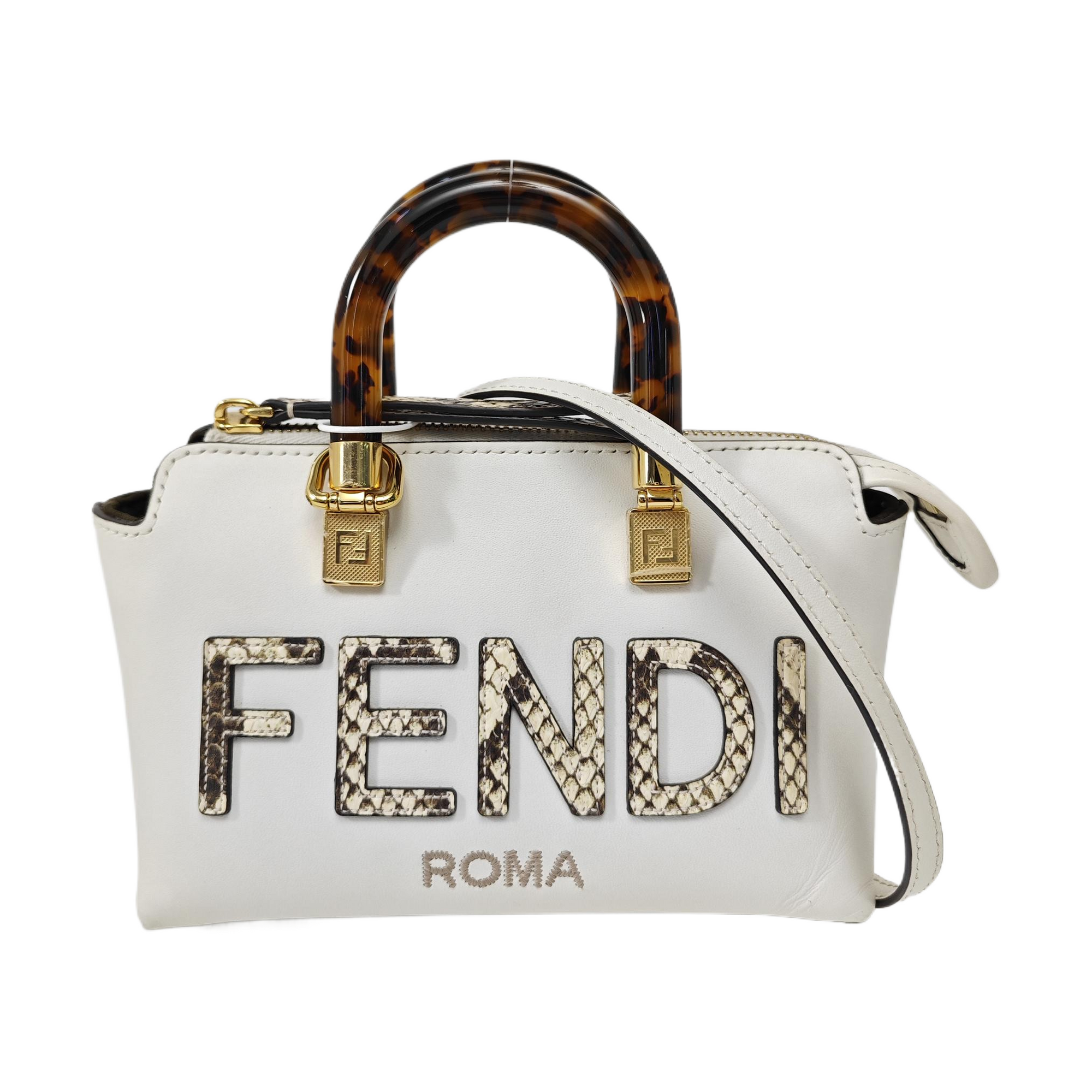 Calfskin Shoulder Bag Mini White