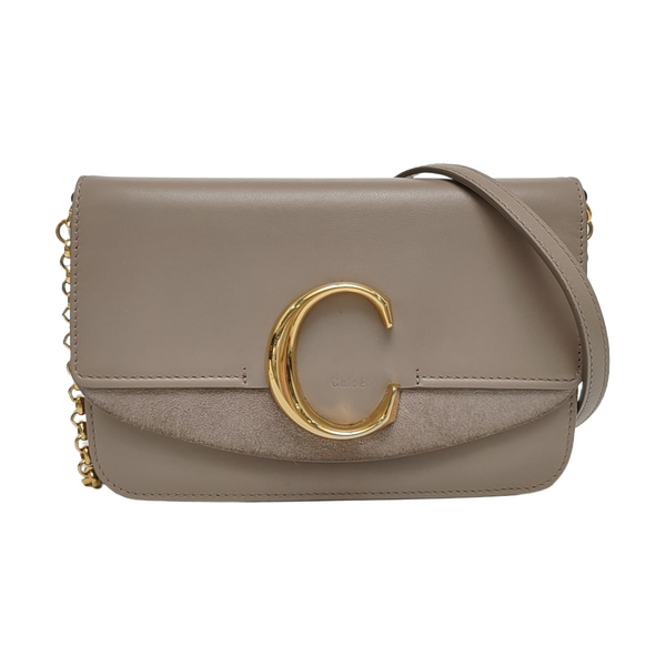 Chloé C Calfskin Gray