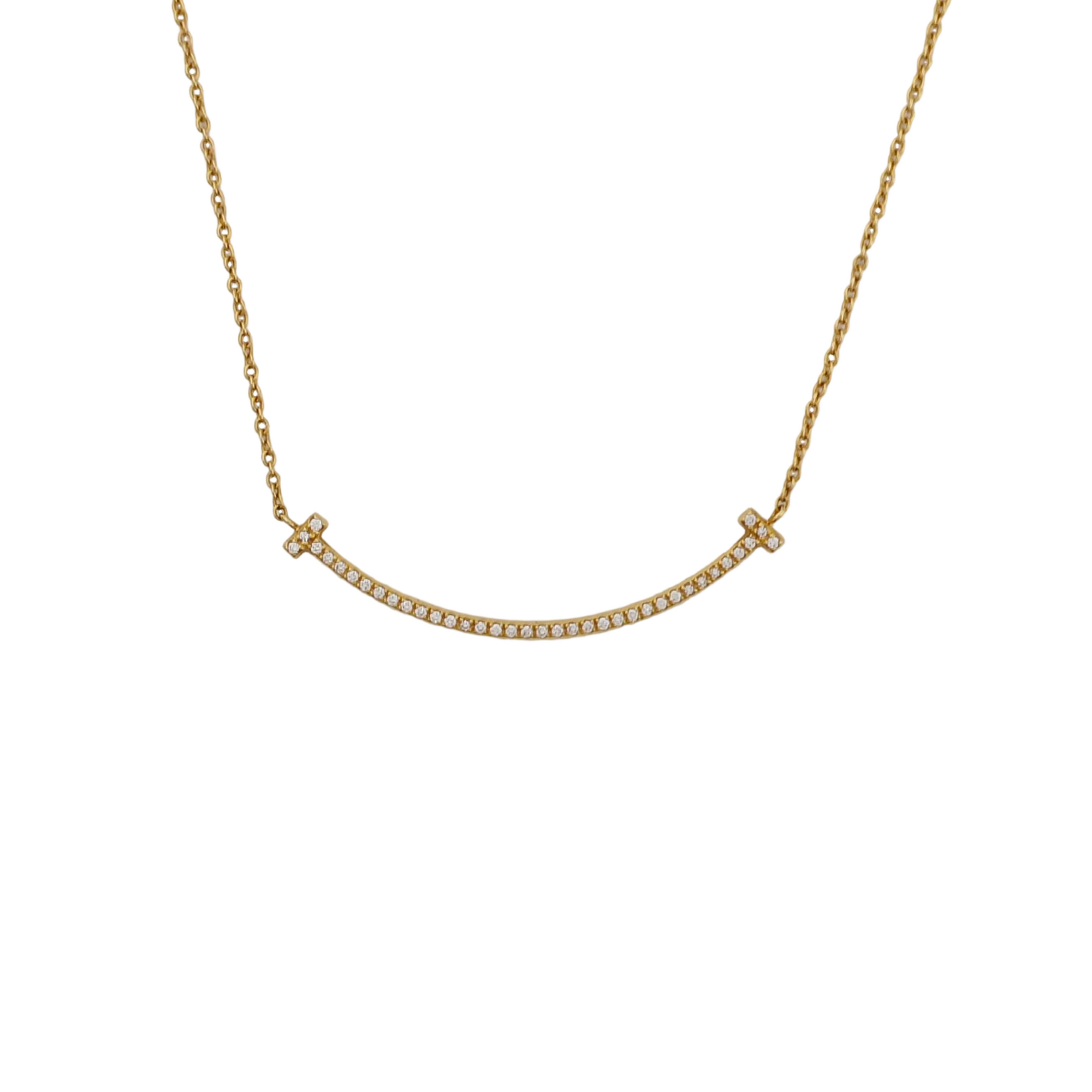Tiffany T 18k Gold Necklace