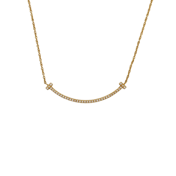 Tiffany T 18k Gold Necklace