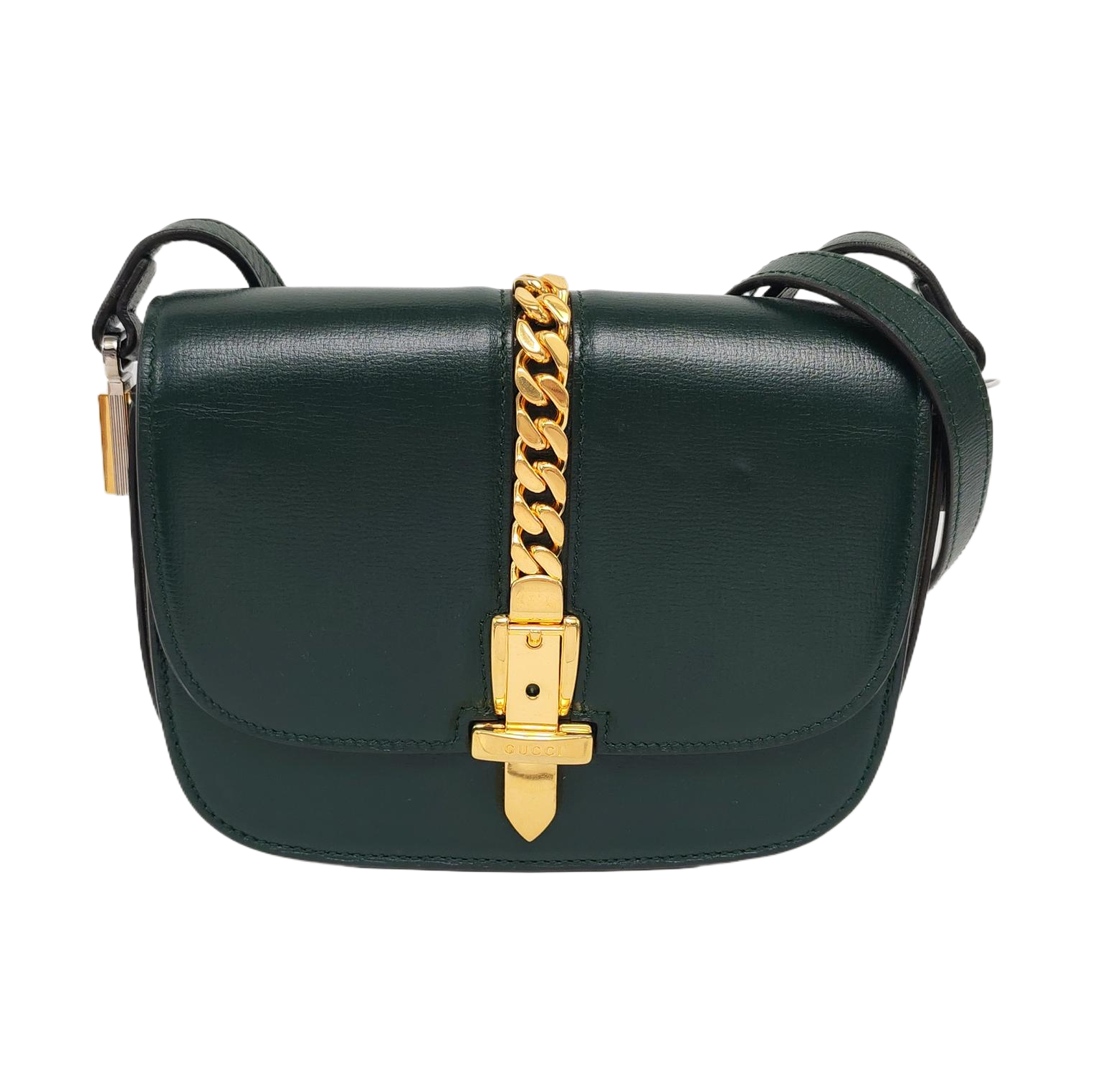 Sylvie 1969 Mini Calfskin Green