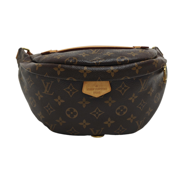 BUMBAG Monogram Coated Canvas Brown