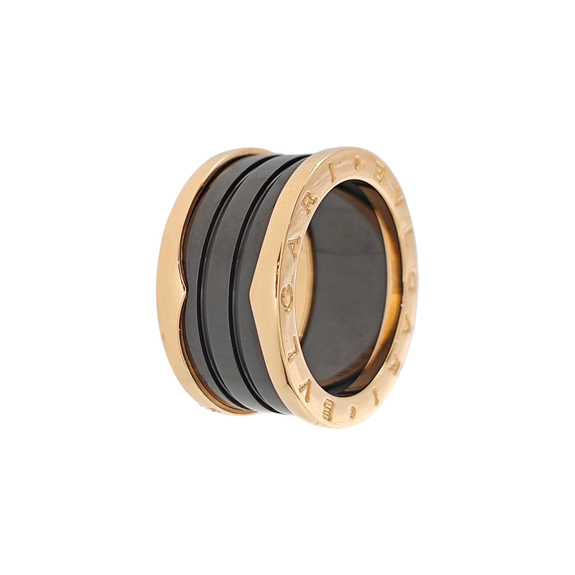 B.ZERO1 18k Rose Gold Ring EU 57